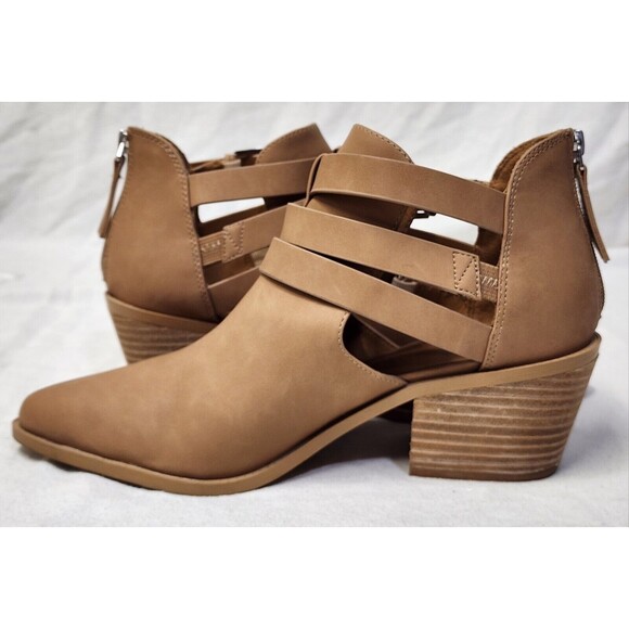 DV Dolce Vita Ombree Buckle Booties Women's Size 10 Faux Leather - Picture 4 of 11